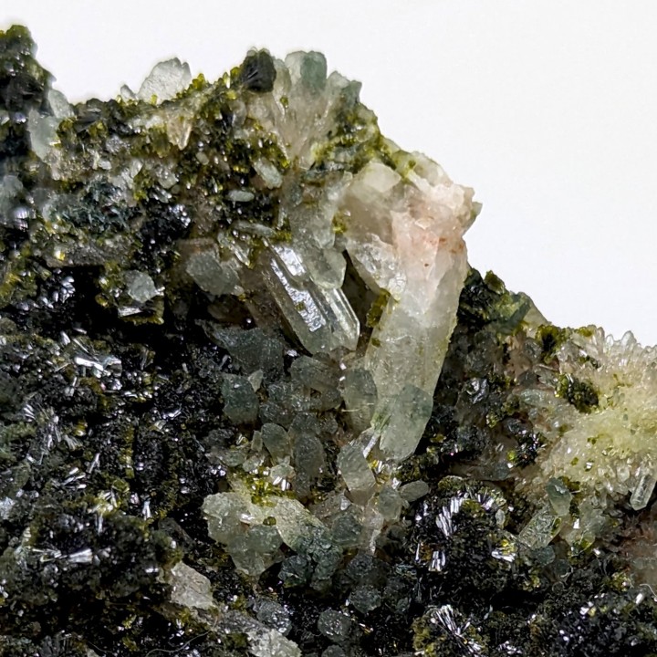 Epidote, Quartz, Imilchil, Maroc, 208 grammes