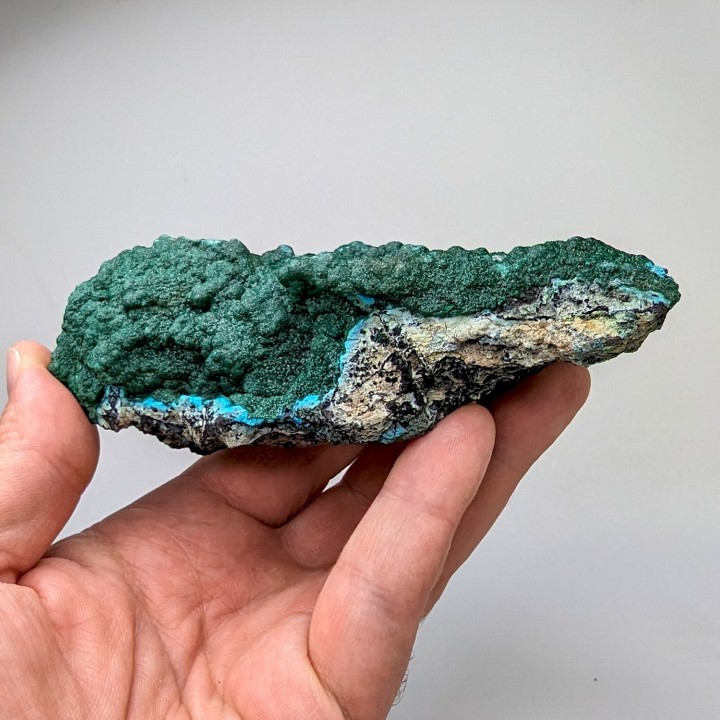 Malachite, chrysocolle, Mine de l'étoile, 187 grammes