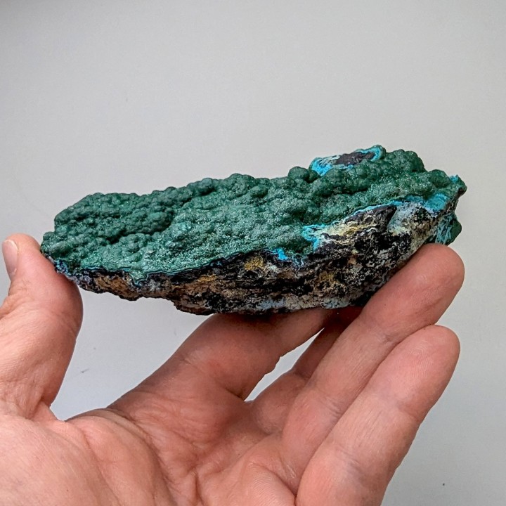 Malachite, chrysocolle, Mine de l'étoile, 187 grammes