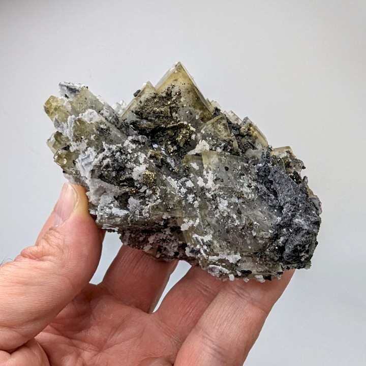 Baryte, pyrite, Oumjrane, Maroc, 287 grammes