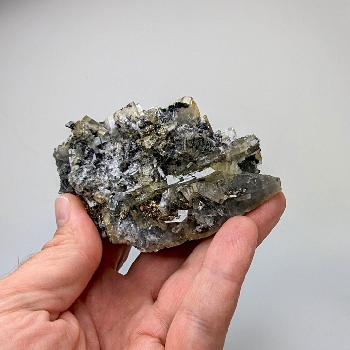Baryte, pyrite, Oumjrane, Maroc, 287 grammes