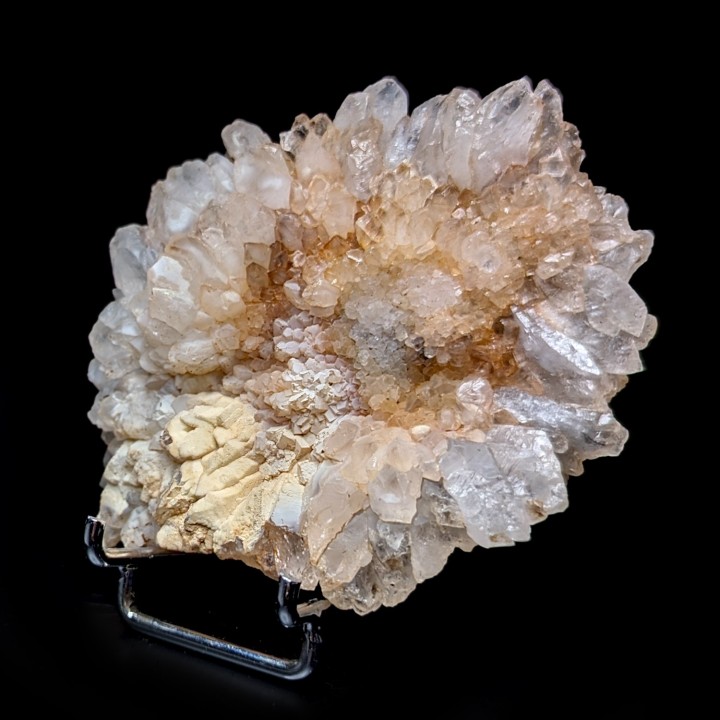 Fleur de quartz, Rio Grande do Sul, Brésil, 8,1 cm