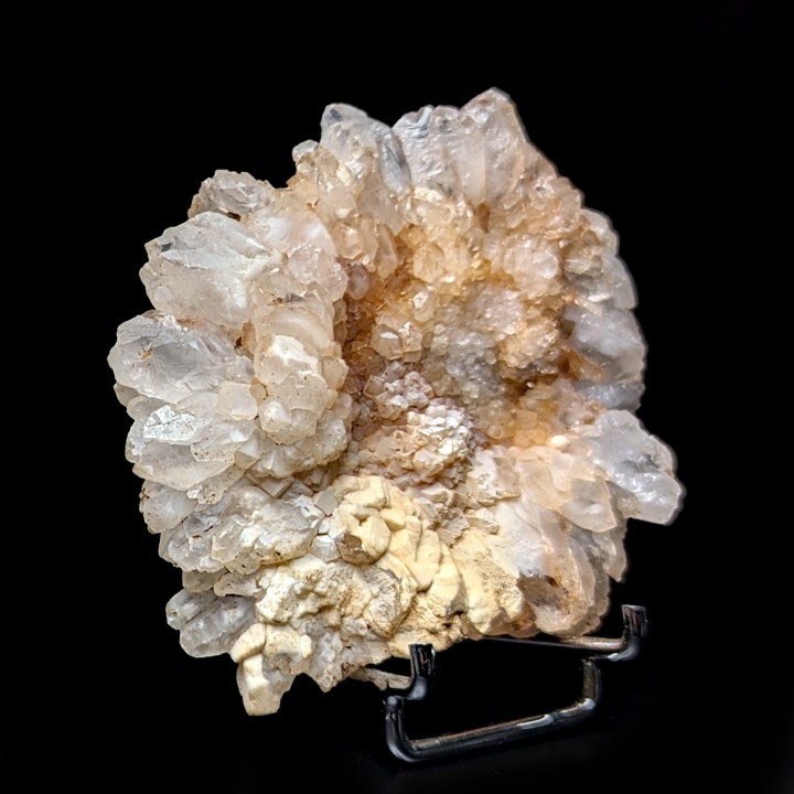 Fleur de quartz, Rio Grande do Sul, Brésil, 8,1 cm