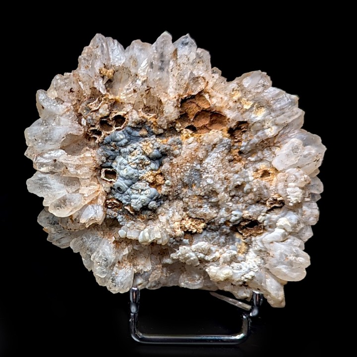 Fleur de quartz, Rio Grande do Sul, Brésil, 8,1 cm