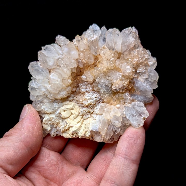 Fleur de quartz, Rio Grande do Sul, Brésil, 8,1 cm