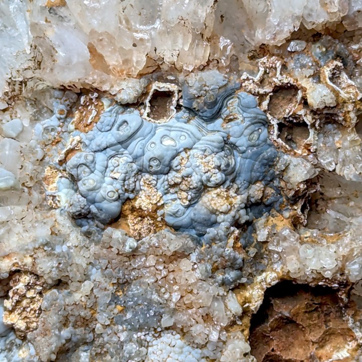 Fleur de quartz, Rio Grande do Sul, Brésil, 8,1 cm