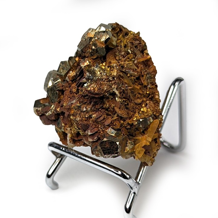 Pyrite, sidérite, Mine de Mésage, France, 4,5 cm