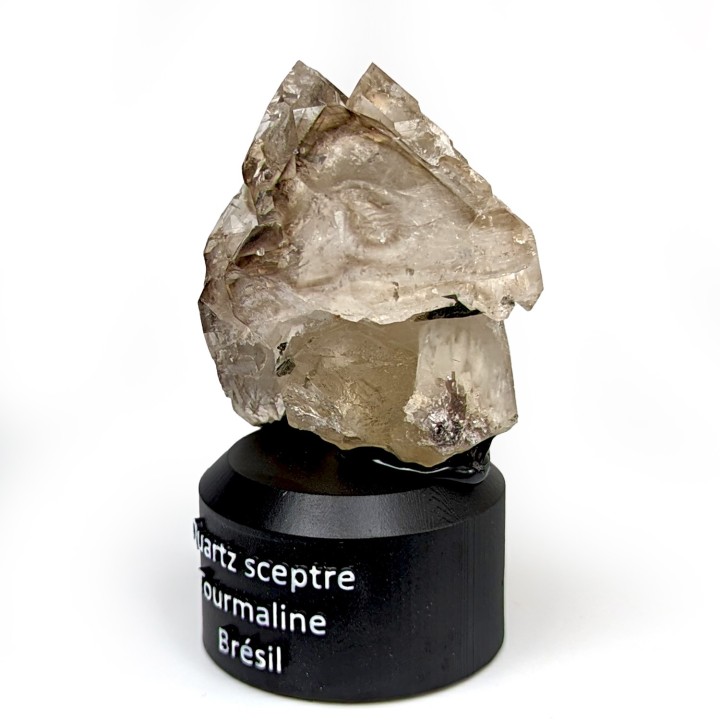 Quartz, Tourmaline, Brésil, 93 grammes