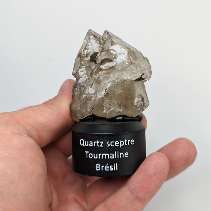 Quartz, Tourmaline, Brésil, 93 grammes