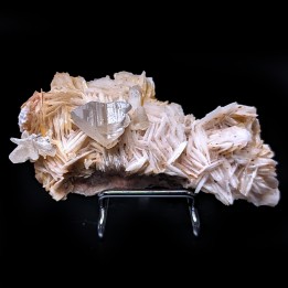 Twinned cerusite, baryte, Mibladen, Morocco, 8 cm