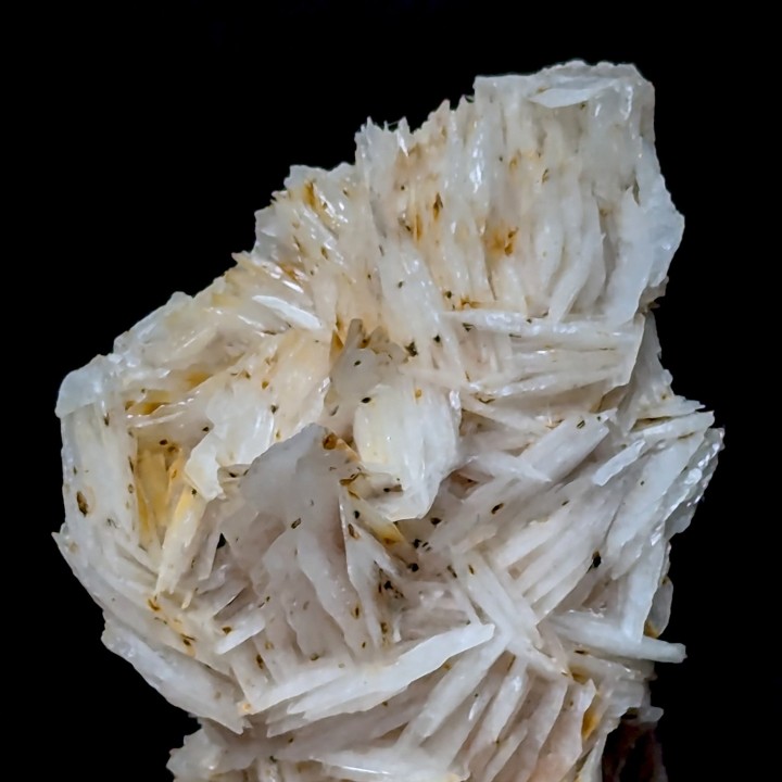 Twinned cerusite, baryte, Mibladen, Morocco, 8 cm