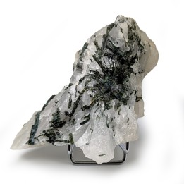 Quartz, green tourmaline, Brazil, 393 grams