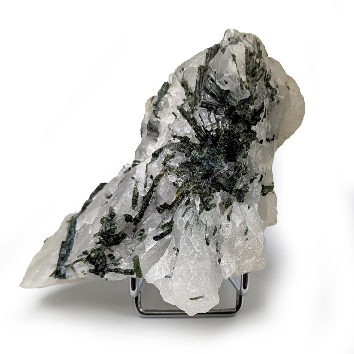 Quartz, tourmaline verte, Brésil, 393 grammes