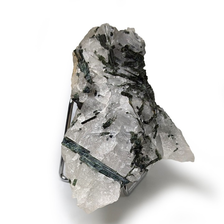 Quartz, tourmaline verte, Brésil, 393 grammes