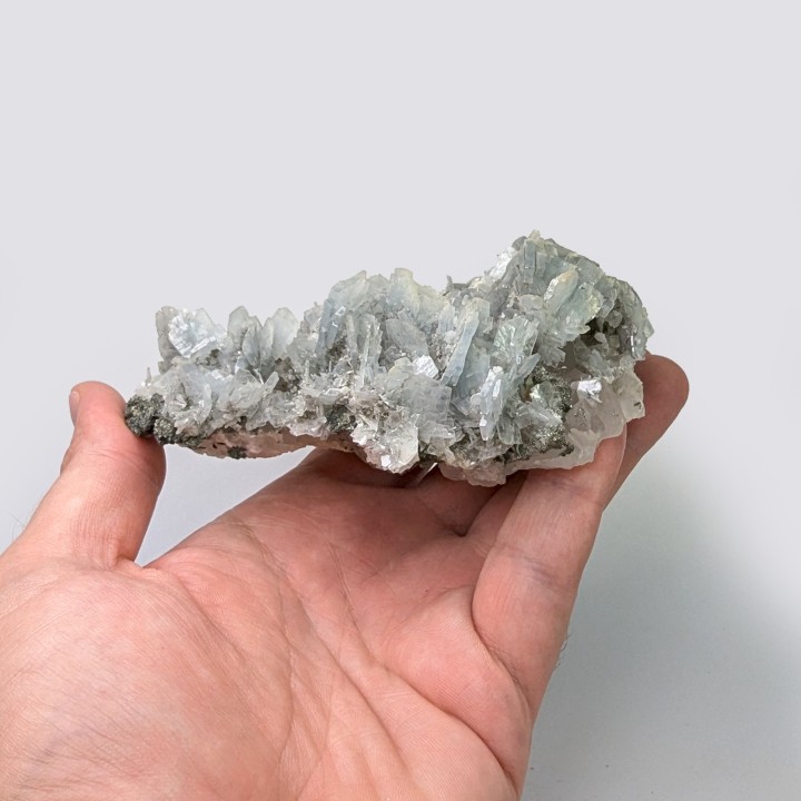 Baryte, pyrite, Oumjrane, Morocco, 284 grams