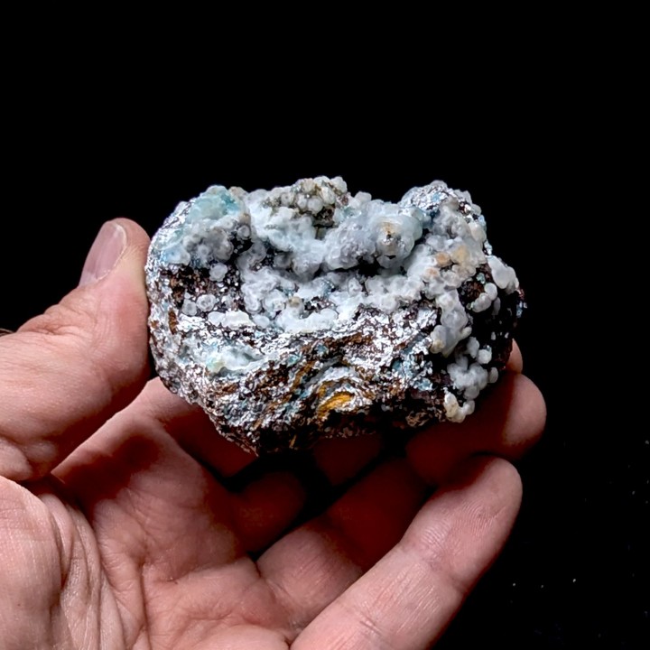 Adamite, smithsonite, Lavrion, Grèce, 122 grammes