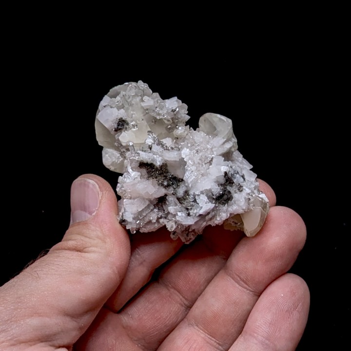 Calcite, dolomie, quartz, Ste Clotilde, Canada, 6,4 cm