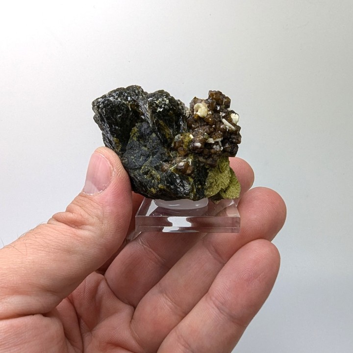 Epidote, grenat, Kayes, Mali, 4,6 cm