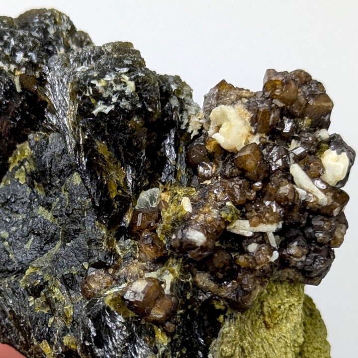 Epidote, garnet, Kayes, Mali, 4.6 cm