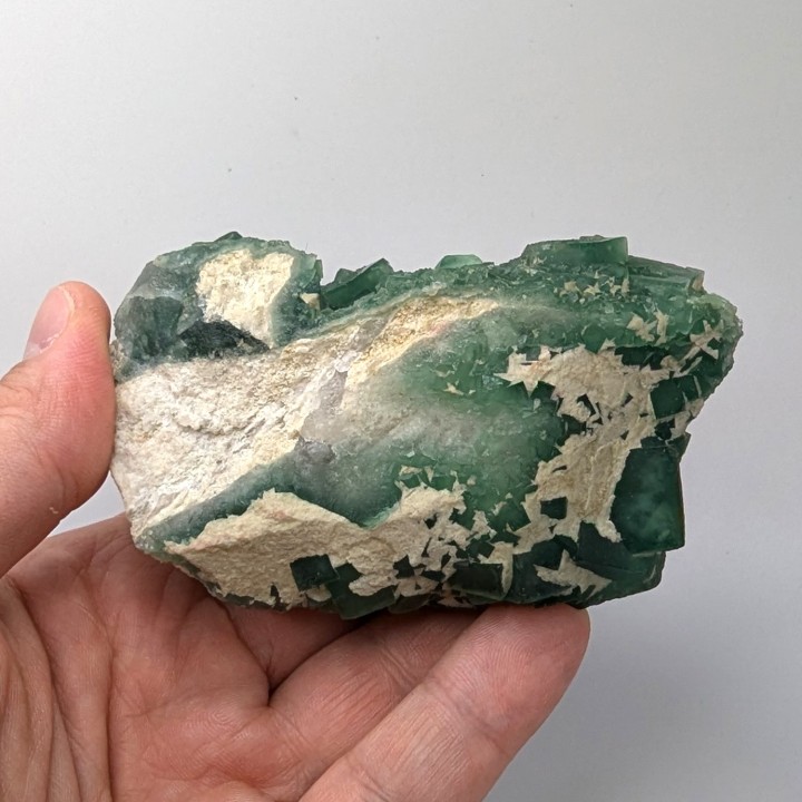 Fluorite, Mandrosonoro, Madagascar, 317 grams