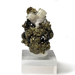 Apatite, pyrite, Julcani, Pérou, 3,3 cm