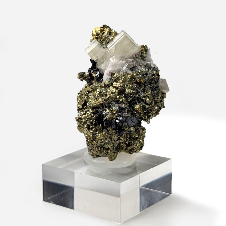 Apatite, pyrite, Julcani, Pérou, 3,3 cm