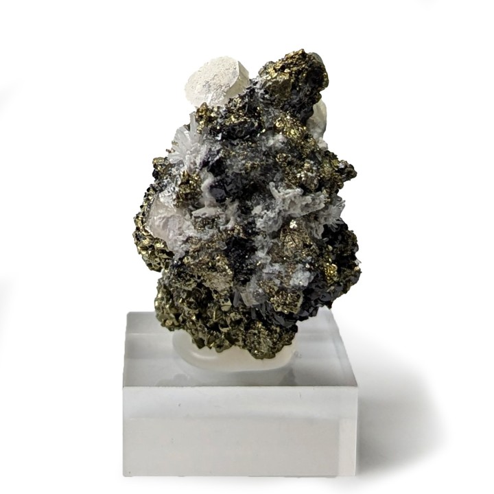 Apatite, pyrite, Julcani, Pérou, 3,3 cm