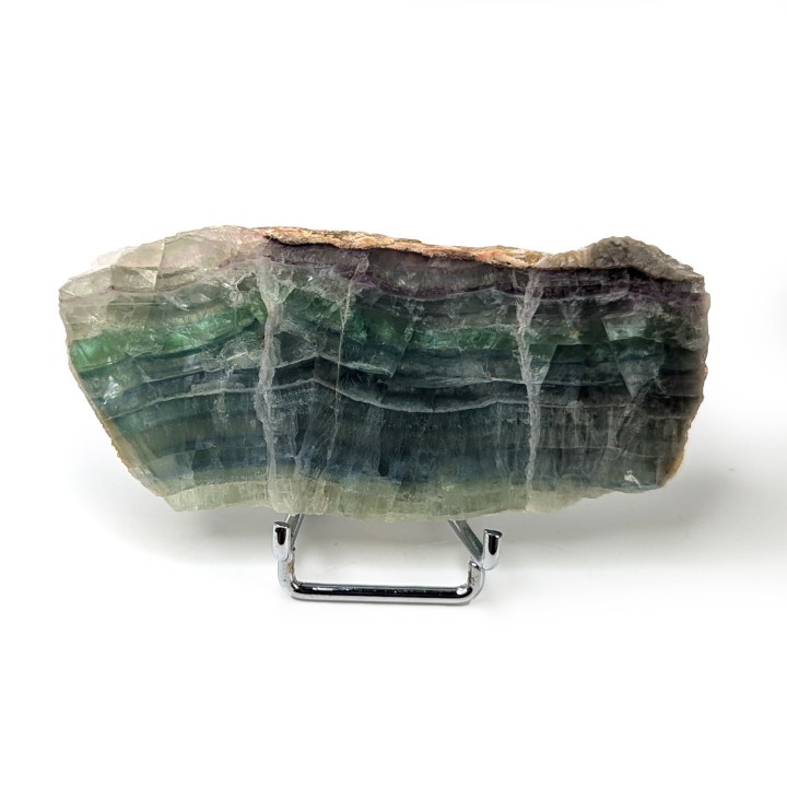 Slice of Fluorite, Voltennes, France, 9.5 cm