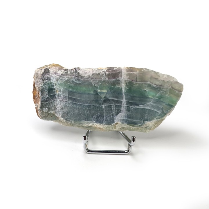 Slice of Fluorite, Voltennes, France, 9.5 cm