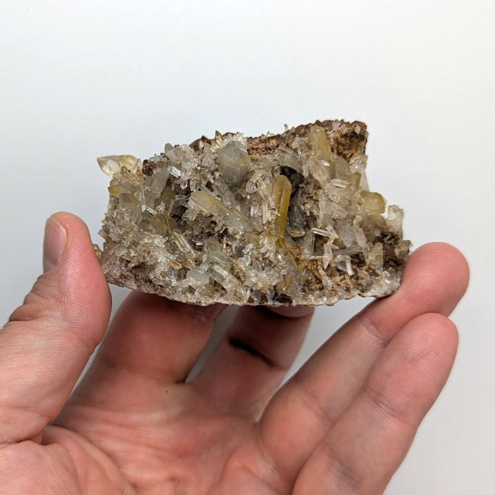 Quartz, Sidérite, France, 99 grammes