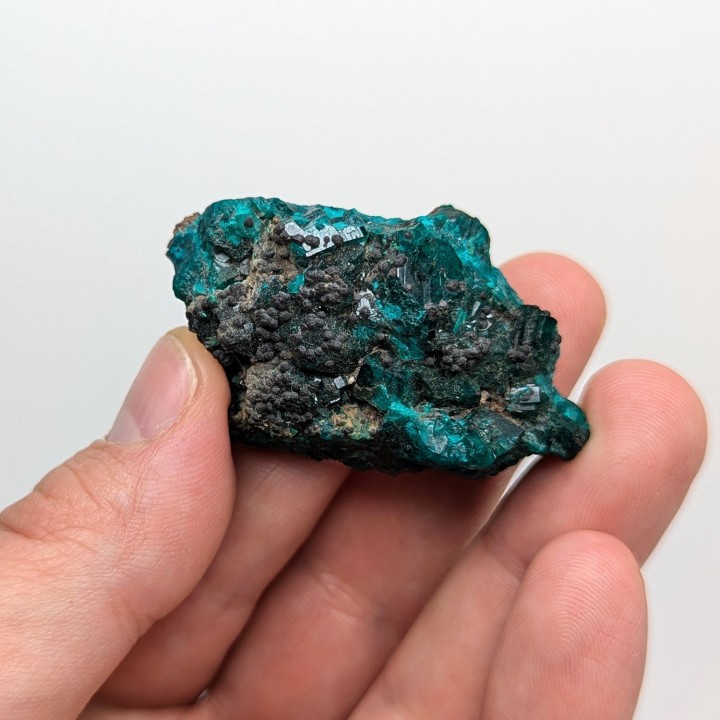 Dioptase, Renéville, Congo, 35 grammes