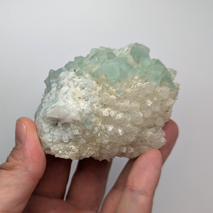 Fluorite, Pratclaux, France, 197 grammes