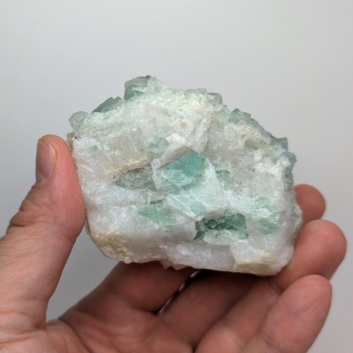 Fluorite, Pratclaux, France, 197 grammes
