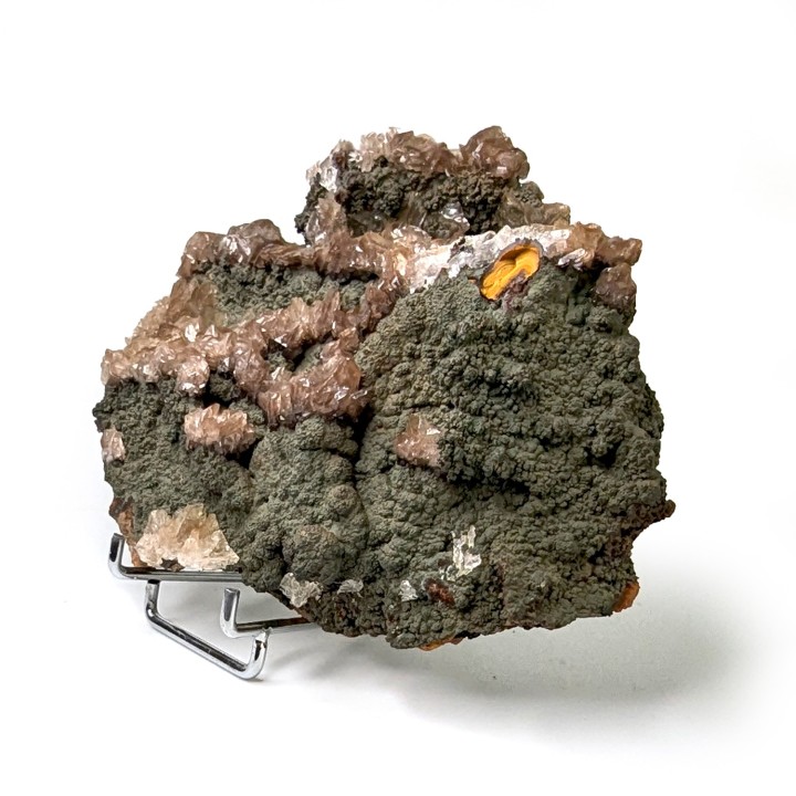 Mottramite, calcite, Ojuela, Mexico, 432 grams