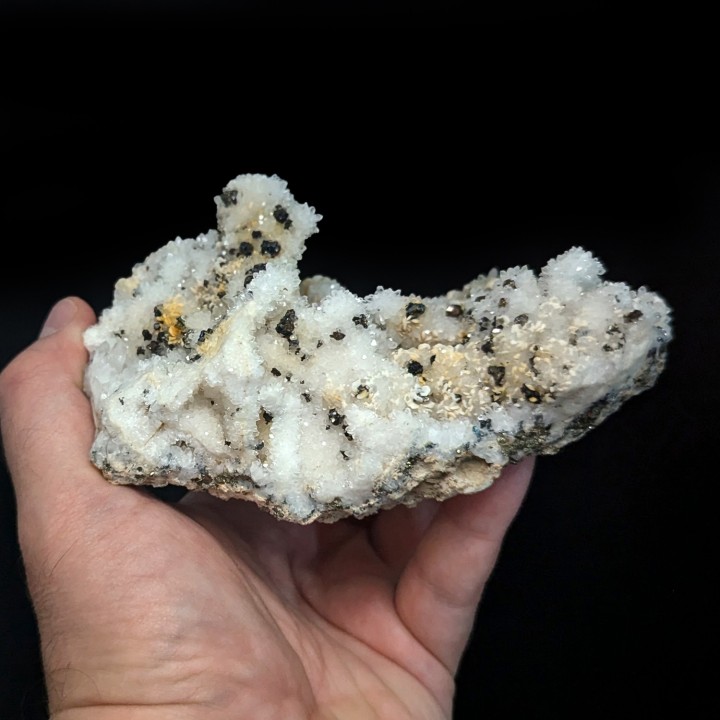 Quartz, barite, pyrite, Cavnic, Romania, 437 grams