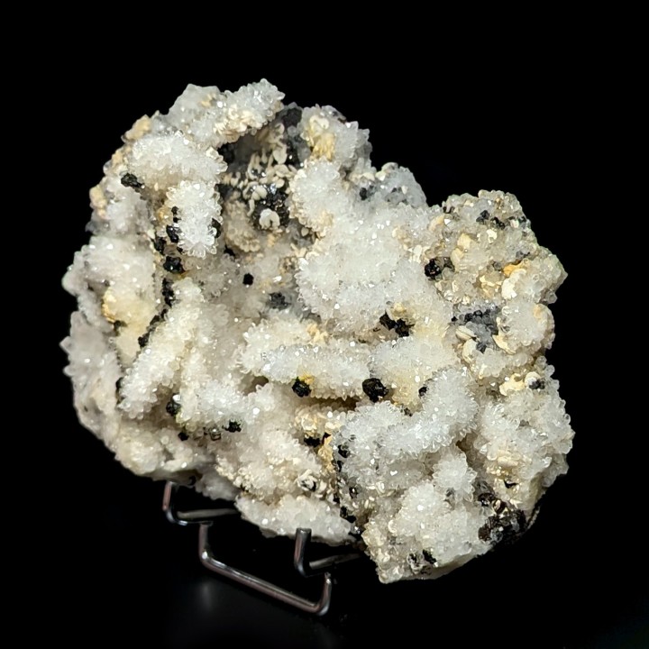 Quartz, baryte, pyrite, Cavnic, Roumanie, 437 grammes