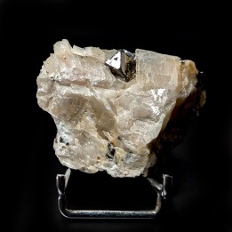 Carrollite, calcite, Congo, 5 cm