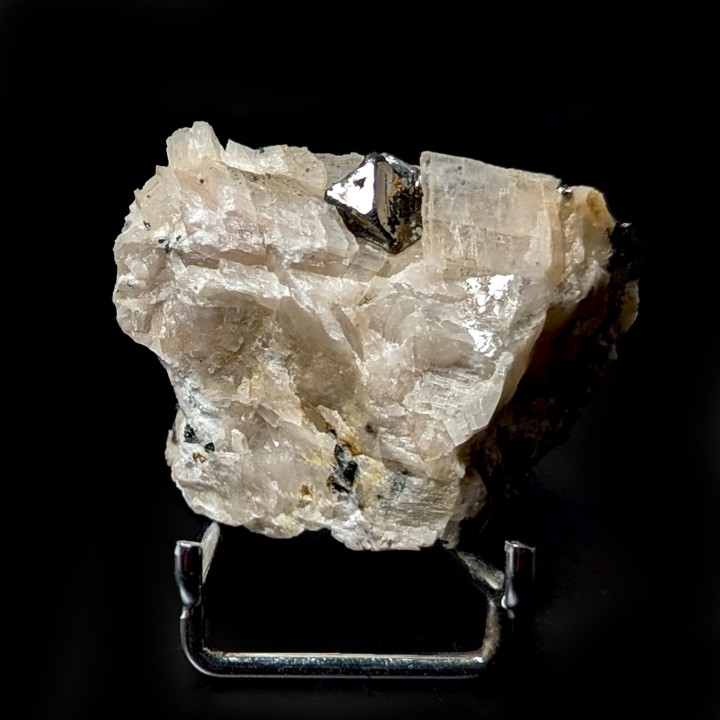 Carrollite, calcite, Congo, 5 cm