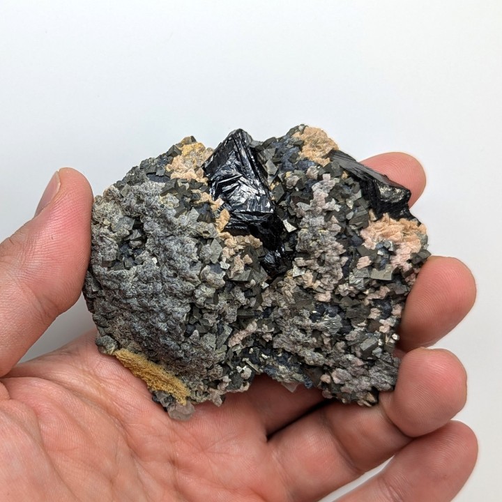 Sphalerite, Chalcopyrite, Calcite, Kosovo, 192 grams