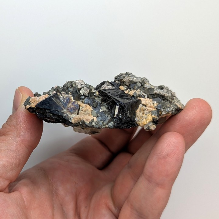 Sphalerite, Chalcopyrite, Calcite, Kosovo, 192 grams