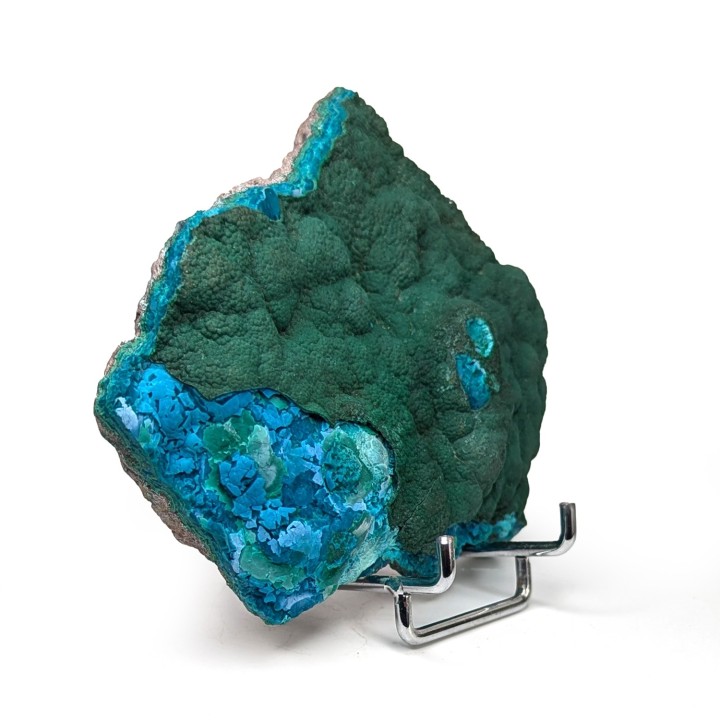 Chrysocolle, malachite, Lubumbashi, Congo, 215 grammes