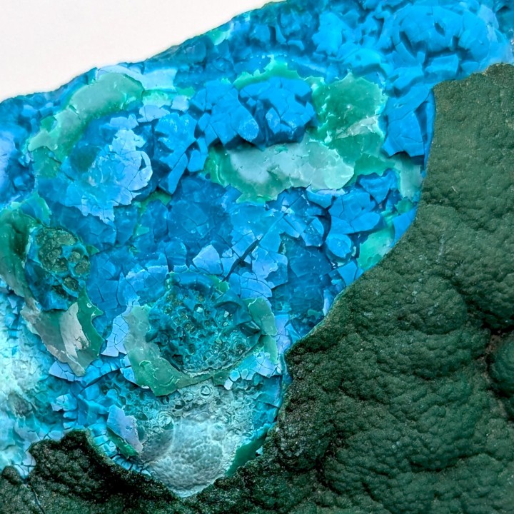 Chrysocolle, malachite, Lubumbashi, Congo, 215 grammes