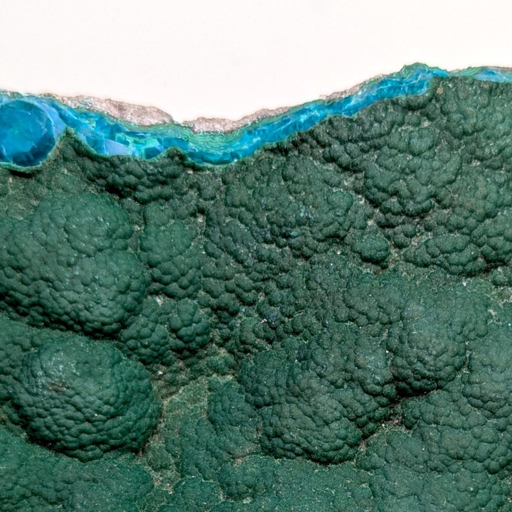 Chrysocolle, malachite, Lubumbashi, Congo, 215 grammes