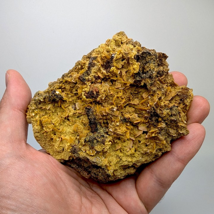 Mimetite, wulfenite, Chihuahua, Mexico, 351 grams