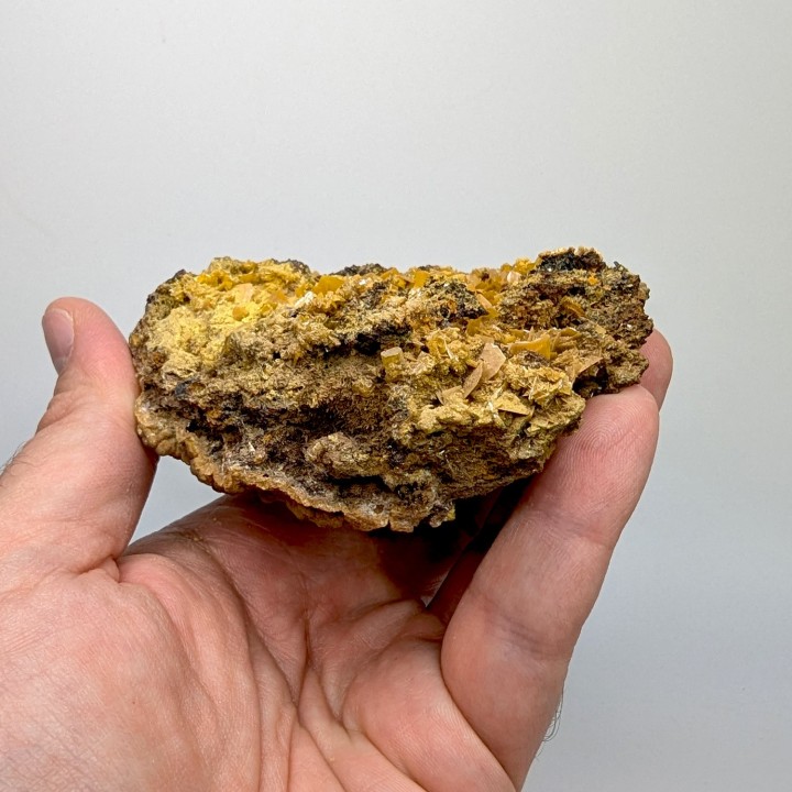 Mimétite, wulfénite, Chihuahua, Mexique, 351 grammes