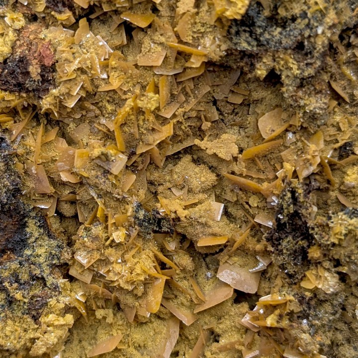 Mimetite, wulfenite, Chihuahua, Mexico, 351 grams
