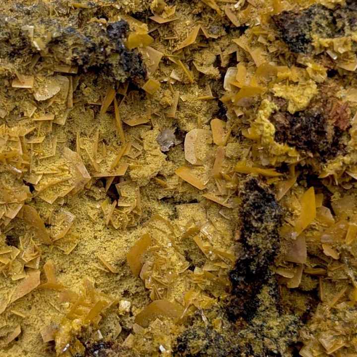 Mimetite, wulfenite, Chihuahua, Mexico, 351 grams