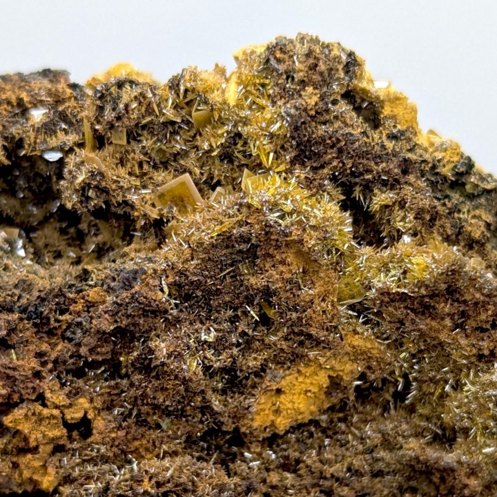 Mimetite, wulfenite, Chihuahua, Mexico, 351 grams