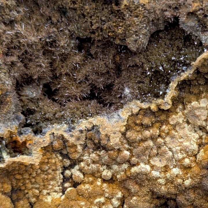 Mimétite, wulfénite, Chihuahua, Mexique, 351 grammes