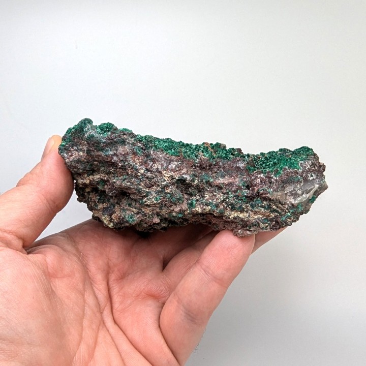 Brochantite, Bou Beker, Maroc, 412 grammes